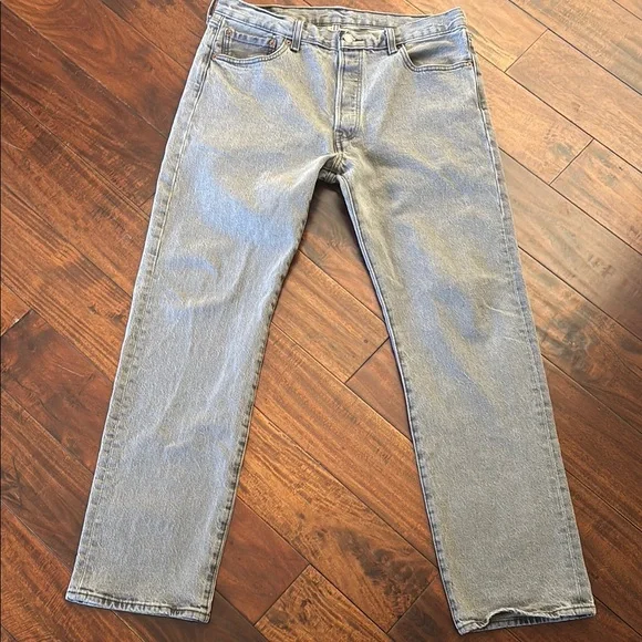 Levis 501 | Classic grey Men's Jeans - Picture 2 of 9